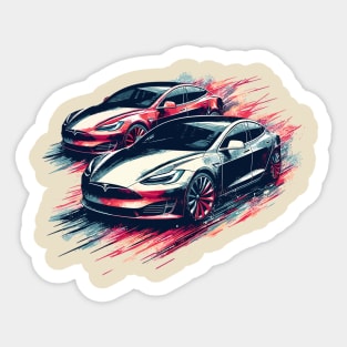 Tesla Model S Sticker